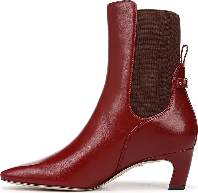 Sam Edelman Margo Women's Boots Cabernet Red : 8.5 M, Leather/Rubber - Image 5