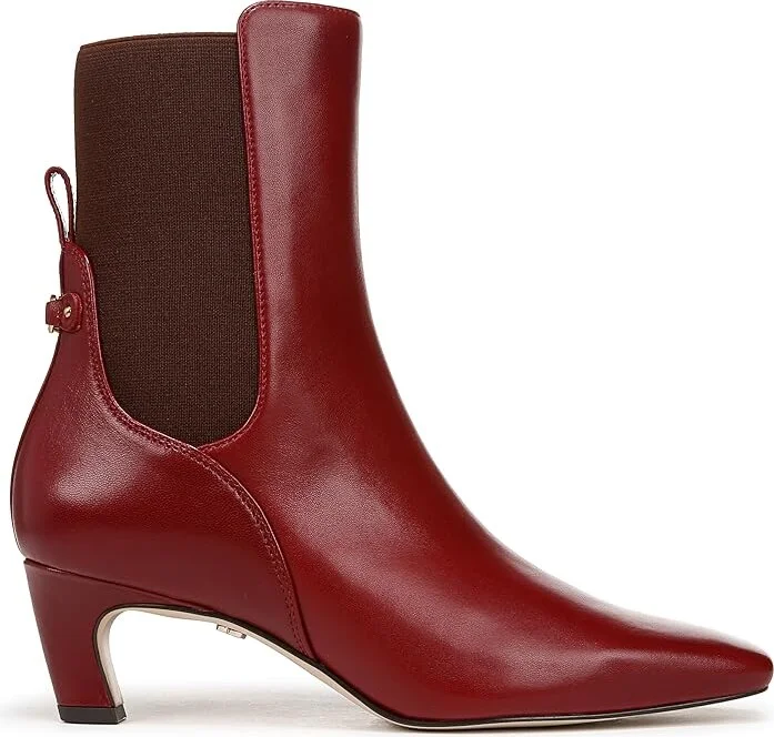 Sam Edelman Margo Women's Boots Cabernet Red : 8.5 M, Leather/Rubber - Image 6