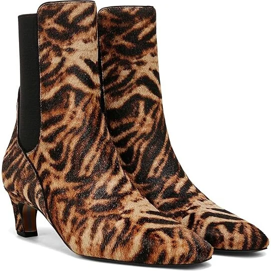 Sam Edelman Margo Women's Boots Tiger Brown : 8.5 M, Leather/Rubber