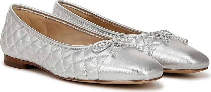 Sam Edelman Marilyn Women's Shoes Soft Silver : 6.5 M, Leather