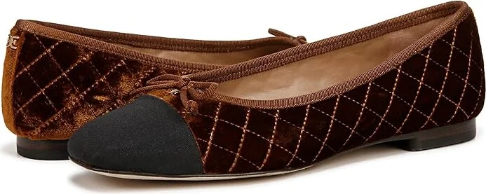 Sam Edelman Marilyn Women's Shoes Spiced Camel/Black : 7.5 M, Leather - Image 4