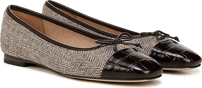 Sam Edelman Marley High Women's Heels Brown Houndstooth : 8 M, Leather