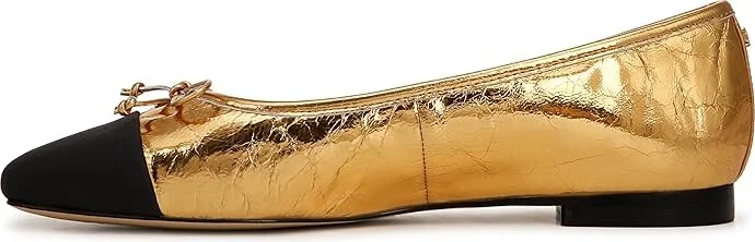 Sam Edelman Marley High Women's Heels Medallion Gold/Black : 10 M, Leather - Image 6