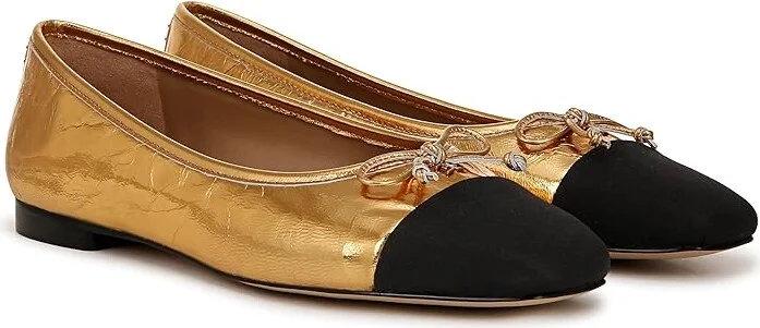 Sam Edelman Marley High Women's Heels Medallion Gold/Black : 10 M, Leather