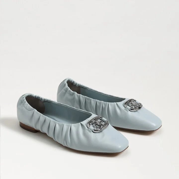 Sam Edelman Marlowe Ballet Flat Cape Blue Leather