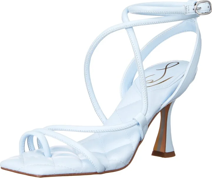 Sam Edelman Maven Heeled Sandal Riviera Blue 7.5 Medium