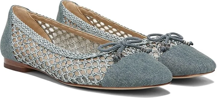 Sam Edelman May Women's Shoes Washed New Blue : 7.5 M, Textile