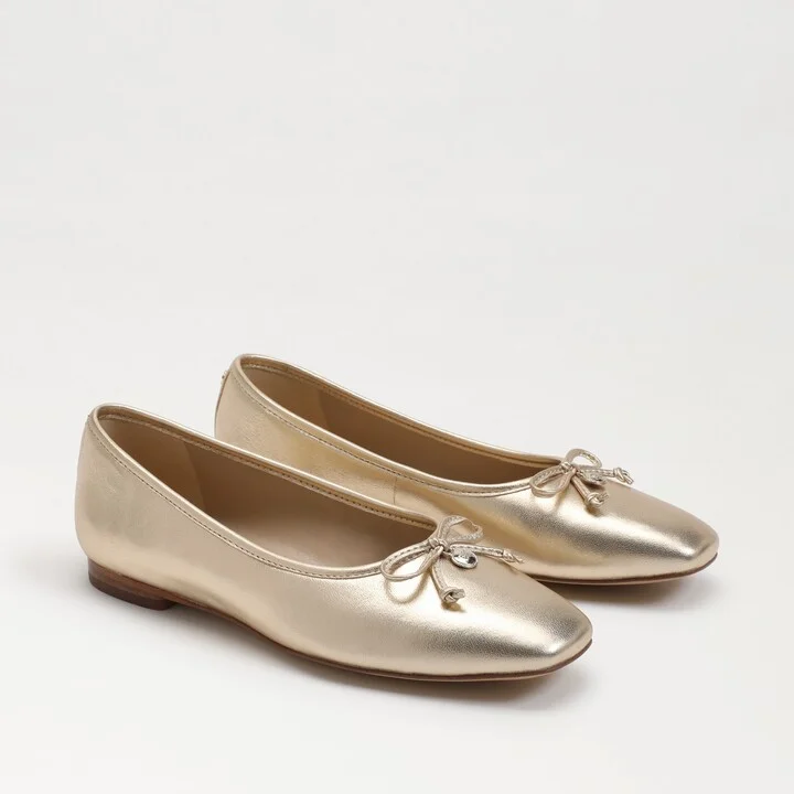 Sam Edelman Meadow Ballet Flat Gold Leaf