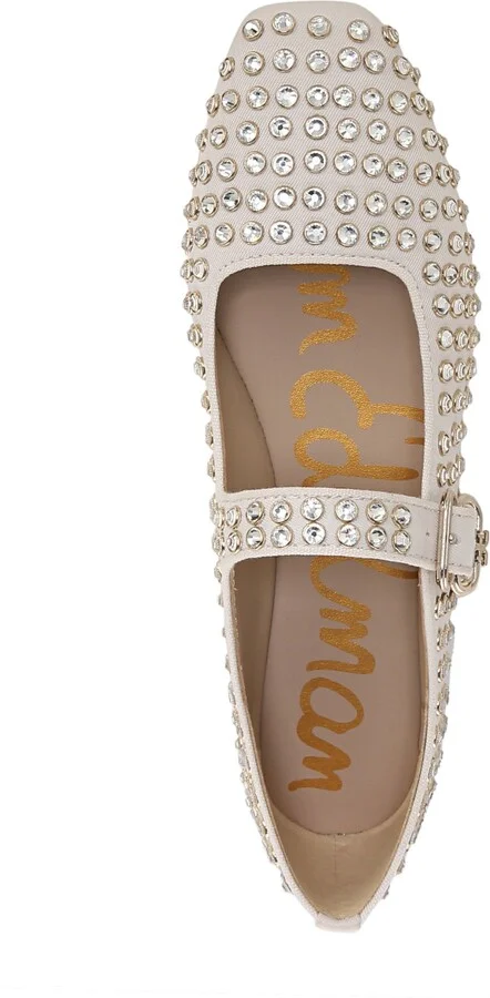 Sam Edelman Michaela Gem Ballet Flat ~ White - Image 6