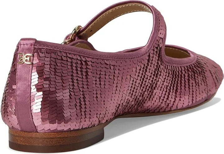 Sam Edelman Michaela Glamour Women's Flat Shoes Elderberry : 7 M, Leather/Rubber - Image 4