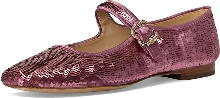Sam Edelman Michaela Glamour Women's Flat Shoes Elderberry : 7 M, Leather/Rubber - Image 5