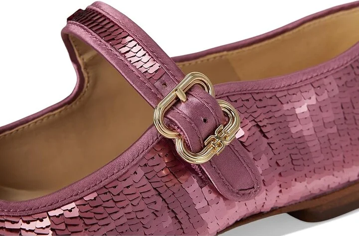 Sam Edelman Michaela Glamour Women's Flat Shoes Elderberry : 7 M, Leather/Rubber - Image 7