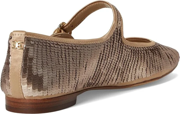 Sam Edelman Michaela Glamour Women's Flat Shoes Gold : 7.5 M, Leather/Rubber - Image 4