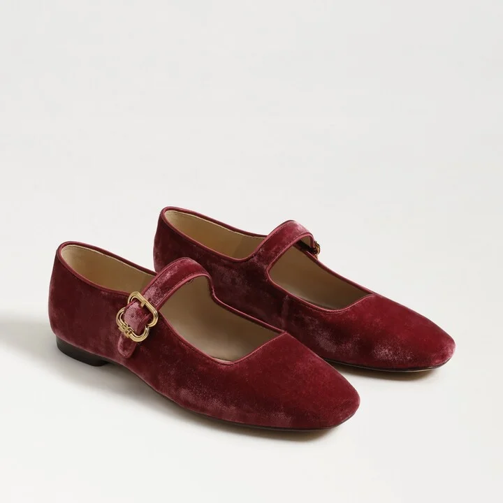 Sam Edelman Michaela Mary Jane Flat Raspberry