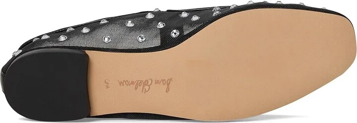 Sam Edelman Michaela Shine Women's Flat Shoes Black Glitz Mesh : 5 M - Image 3