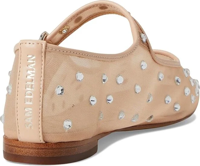 Sam Edelman Michaela Shine Women's Flat Shoes Vintage Pink : 8 M, Mesh - Image 4