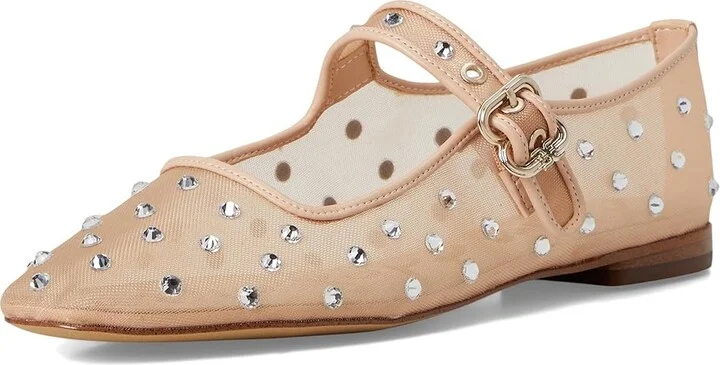 Sam Edelman Michaela Shine Women's Flat Shoes Vintage Pink : 8 M, Mesh - Image 5