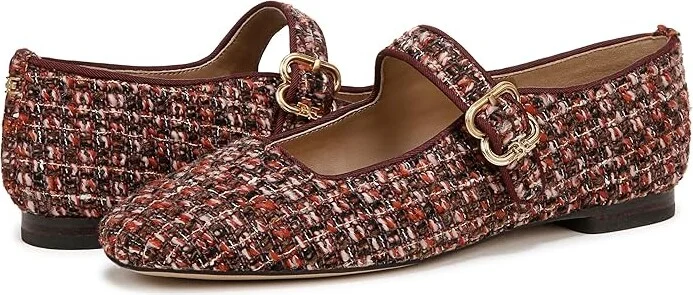 Sam Edelman Michaela Women's Shoes Coffee Boucle : 6.5 M, Leather - Image 4