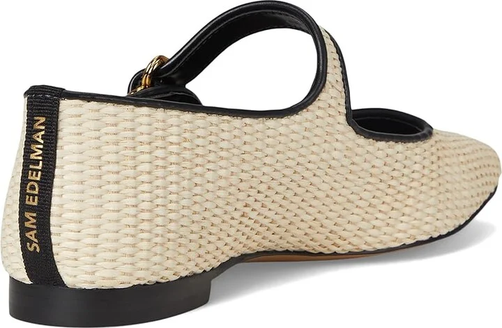 Sam Edelman Michaela Women's Shoes Linen Raffia : 6.5 M, Leather - Image 4