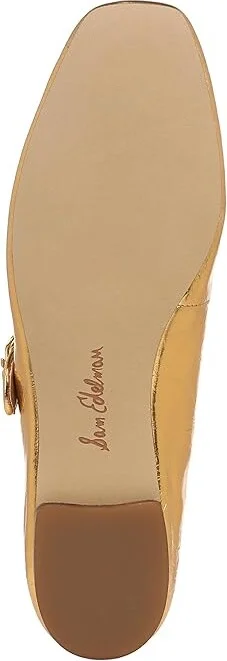 Sam Edelman Michaela Women's Shoes Medallion Gold : 8.5 M, Leather - Image 3