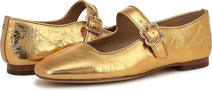 Sam Edelman Michaela Women's Shoes Medallion Gold : 8.5 M, Leather - Image 4