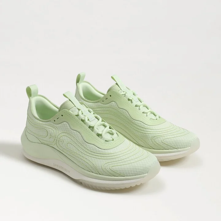 Sam Edelman Miles Performance Athletic Sneaker Citrus Lime Mesh