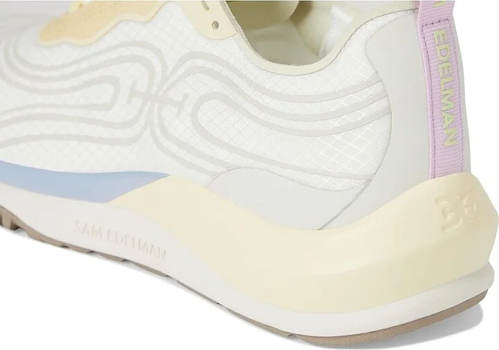 Sam Edelman Miles Women's Slip on Shoes White/Yellow Freeze : 11 M, Suede/Synthetic - Image 7