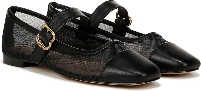 Sam Edelman Miranda Women's Flat Shoes Black : 7.5 M, Synthetic
