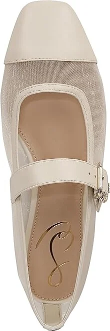Sam Edelman Miranda Women's Flat Shoes Modern Ivory : 9.5 M, Synthetic - Image 2