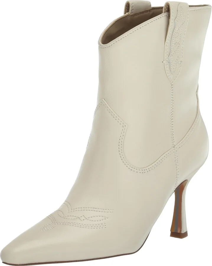 Sam Edelman Moe Western Boot Modern Ivory 5 Medium