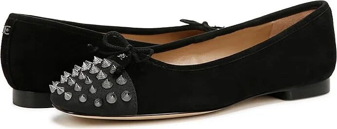 Sam Edelman Monet Women's Flat Shoes Black Suede : 5.5 M, Leather/Rubber - Image 4