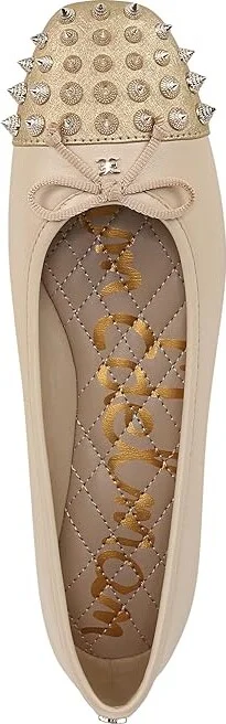 Sam Edelman Monet Women's Flat Shoes Summer Sand/Amber Gold : 11 M, Leather/Rubber - Image 2