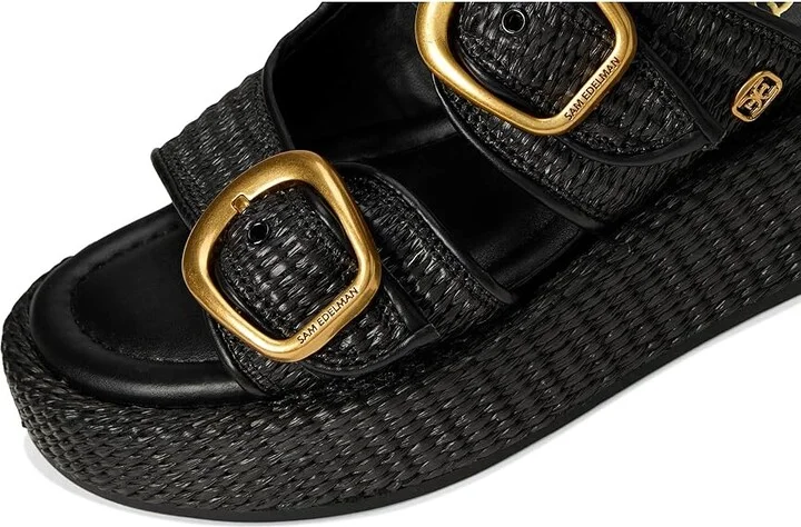 Sam Edelman Nerissa Women's Sandals Black : 7 M, Synthetic - Image 7