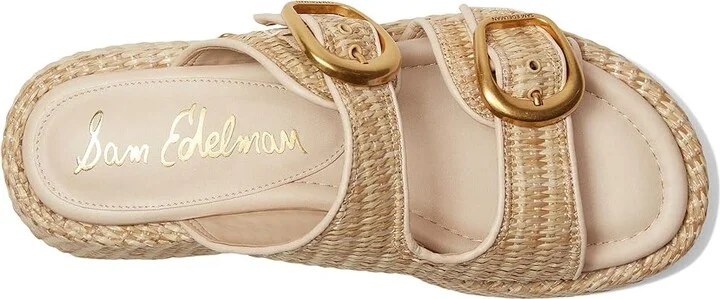 Sam Edelman Nerissa Women's Sandals Dark Natural : 8 M, Rubber/Synthetic - Image 2