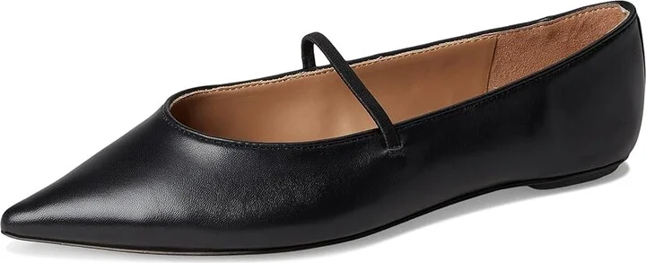 Sam Edelman Nesta Women's Flat Shoes Black : 8.5 M, Leather - Image 5