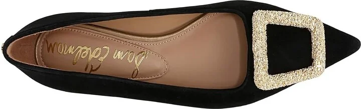 Sam Edelman Nico Women's Flat Shoes Black : 8 M, Polyester - Image 2