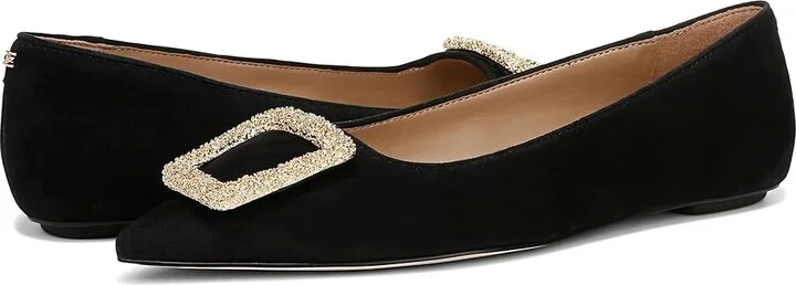 Sam Edelman Nico Women's Flat Shoes Black : 8 M, Polyester - Image 4