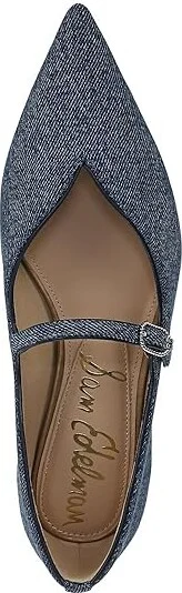 Sam Edelman Noa Women's Flat Shoes Blue : 9 M, Polyester - Image 2