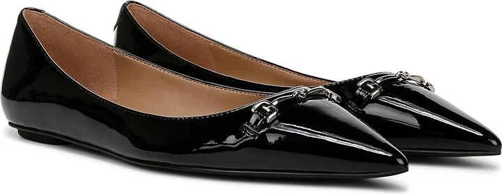 Sam Edelman Nori Women's Flat Shoes Black : 7 M, Polyester