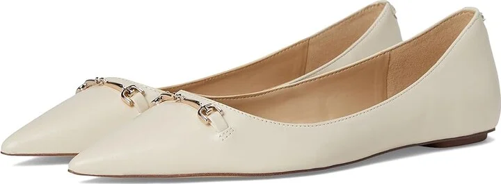Sam Edelman Nori Women's Flat Shoes Modern Ivory : 5 M, Polyester