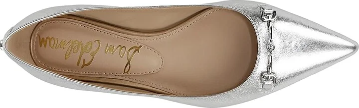 Sam Edelman Nori Women's Flat Shoes Silver : 9 M, Polyester - Image 2