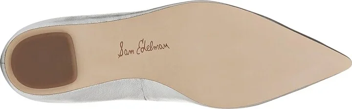 Sam Edelman Nori Women's Flat Shoes Silver : 9 M, Polyester - Image 3