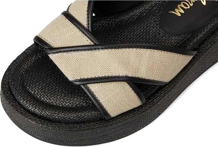Sam Edelman Nylie Women's Sandals Natural/Black : 7.5 M, Synthetic - Image 7