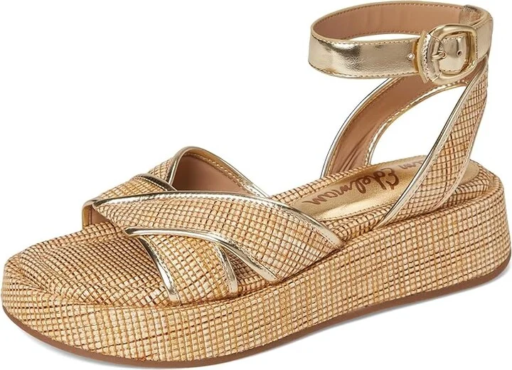 Sam Edelman Nylie Women's Sandals Sand Dune /Amber : 6 M, Synthetic - Image 5