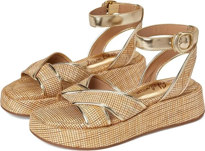 Sam Edelman Nylie Women's Sandals Sand Dune /Amber : 6 M, Synthetic