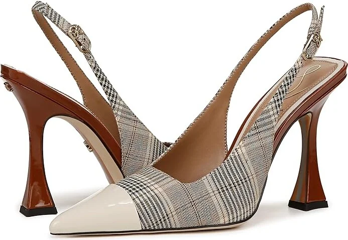 Sam Edelman Odette 2 High Women's Heels Oat Multi/Alpine Ivory : 11 M, Leather - Image 4