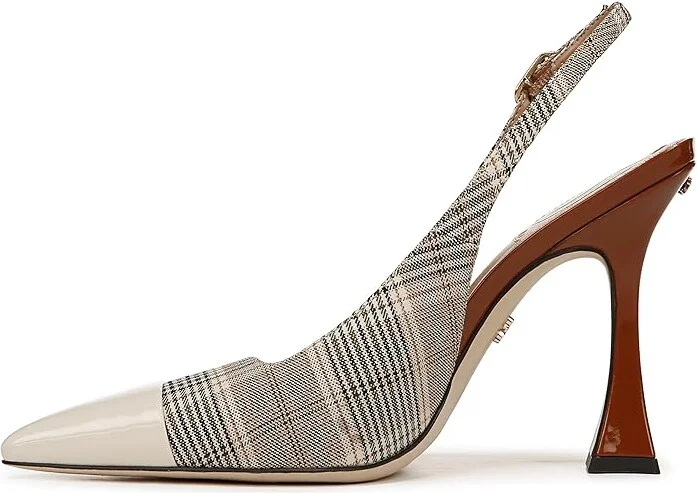 Sam Edelman Odette 2 High Women's Heels Oat Multi/Alpine Ivory : 11 M, Leather - Image 5