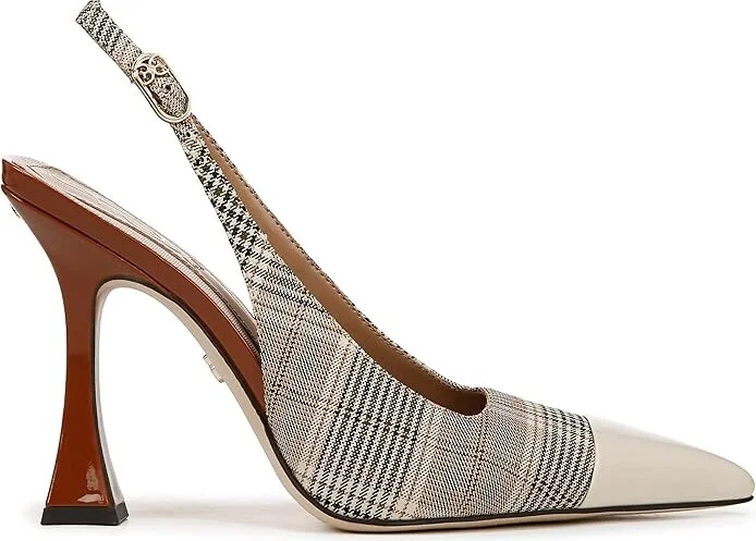 Sam Edelman Odette 2 High Women's Heels Oat Multi/Alpine Ivory : 11 M, Leather - Image 6