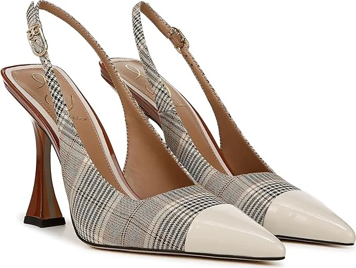 Sam Edelman Odette 2 High Women's Heels Oat Multi/Alpine Ivory : 11 M, Leather