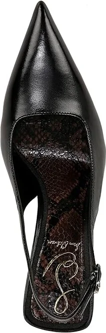 Sam Edelman Odette High Women's Heels Black Leather : 11 M - Image 2